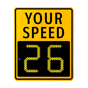 photo radar speed sign