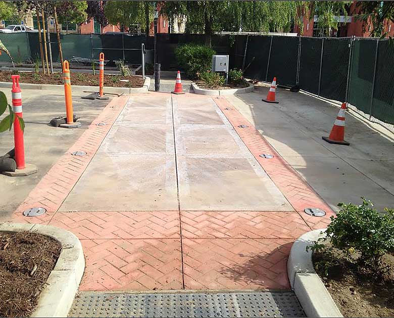 Chevron Corporate Campus Crosswalk Installation