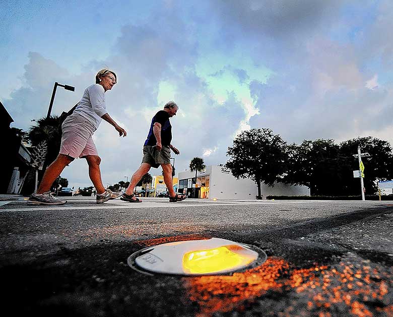 Las Olas Boulevard Crosswalk Installation