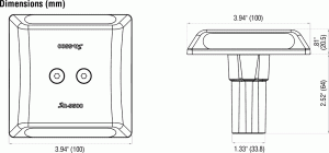 TS-SR-5500L dimensions