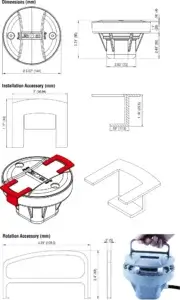 TS-SR-50/NR dimensions