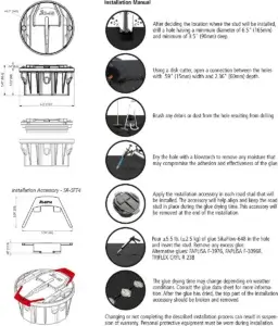 TS-SR-45C LED Road Stud instruction