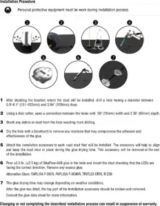 TS-SR-50S-NR LED Road Stud instruction