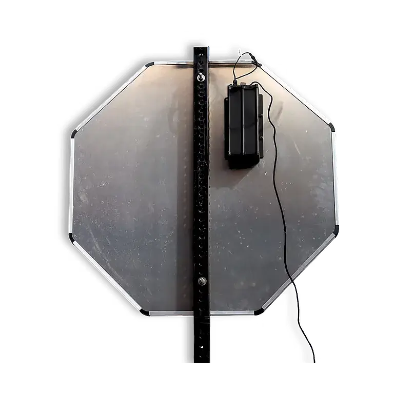 Indoor AC Powered Flashing LED Signs back view