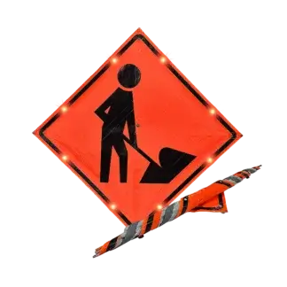 Roll-Up Flashing LED Signs