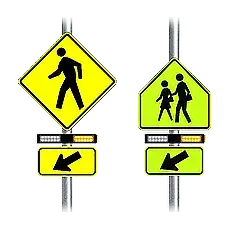 TS60 RRFB LED Rectangular Rapid Flashing Beacons